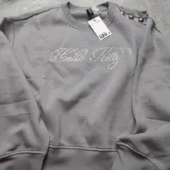 H&M　ハローキティ　デザインスウェットシャツ