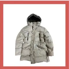 AIGLE（エーグル） ダウンコート ライトグレー系／フード付き／防寒性◎