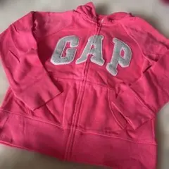 GAP KIDS フード付きパーカー m (8) ピンク