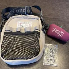 DOD niko and... ショルダーバッグ ベージュ エコバッグ付き