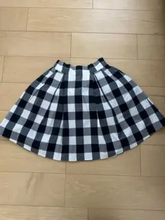 トランテアンソンドゥモード☆チェック柄フレアスカート☆36