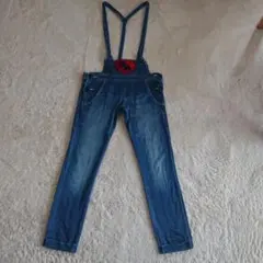 ★repipi armario★デニムサロペット オーバーオール★ストレッチ