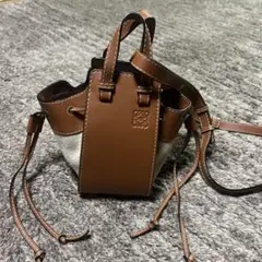 【美品】ロエベ　ハンモック ミニ　キャンパス地