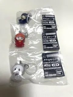 銀魂めじるしアクセサリー2 傘を持つ日はこれをつけろ　桂小太郎　神楽　定春