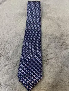 Salvatore Ferragamo ネクタイ 鳥柄シルク100% イタリア製