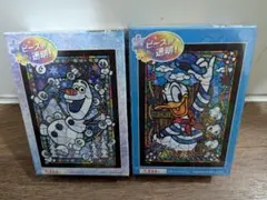 ディズニー ステンドアートジグソーパズル 266ピース二品セット