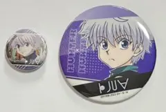 HUNTER×HUNTER キルア　あれこれぷちCANバッジ　グリッター缶バッジ