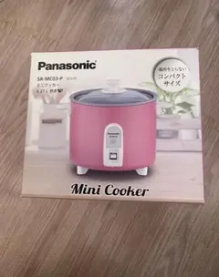 新品・未使用】Panasonic ミニクッカー SR-MC03-P ピンク - メルカリ
