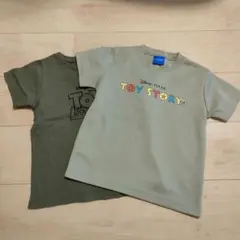 Tシャツ　２枚　110cm　半袖　カーキ