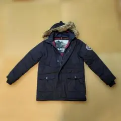 Superdry極度乾燥しなさい ファー付きフードジャケット L ネイビー