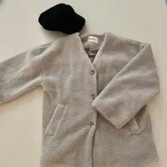 ranclic ランクリック French cuffs boa cordigan