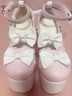 Angelic Pretty 宝石リボンシューズ ラベンダー - メルカリ