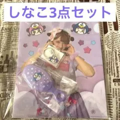 しなこ×ドンキオリジナルグッズ　キーホルダー　ミニコーム　クリアファイル