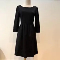 s*o様 美品　UNTITLED アンタイトル ワンピース　黒　ブラック 2(M