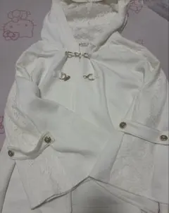 最終値下 axes femme レースポンチョ・ケープコート ホワイト 地雷量産