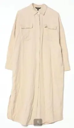BANANA REPUBLIC シャツワンピース ベージュ