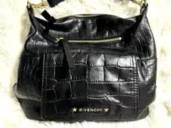 ジバンシィ GIVENCHY 型押し レザー ハンドバッグ トートバッグのサムネイル