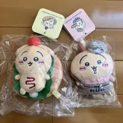 ちいかわベーカリー サンドなマスコット　スタッフさんなマスコット　うさぎ　２種