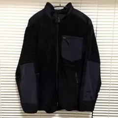 ユニクロ コンビネーションフリースジャケット ブラック XLサイズ