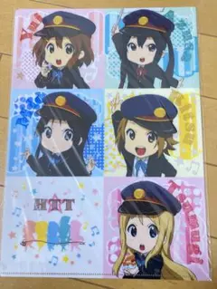 けいおん！　平沢唯　秋山澪　田井中律　琴吹紬　中野梓　クリアファイル　東京駅