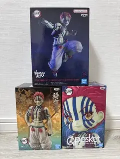 【3点セット‼️】鬼滅の刃 猗窩座 フィギュア Qposket