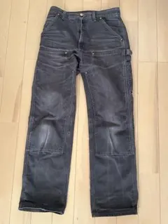 極上品　星タグ⭐️Carhartt 80s duble knee フェードブラック