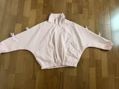 ピンク リボン付きジャンパー