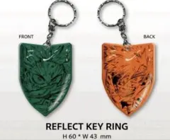 ヒロアカ　BUMP I特典 リフレクトキーリング　緑谷　爆豪④