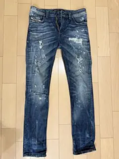 DIESEL THAVAR ダメージデニム W31 L32