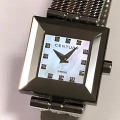 稼働品　CENTURY 　TIME GEM 　シェル　クチュール　12Pダイヤ