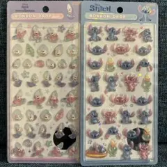 ディズニー ボンボンドロップシール 2種セット　ヤングオイスター　スティッチのサムネイル