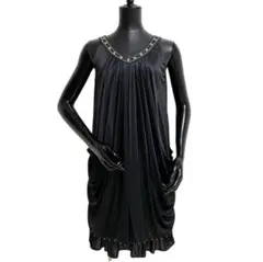 ꧁༺ デリセノアール 新品 シャーリングギャザー ヴァリアントドレスワンピース