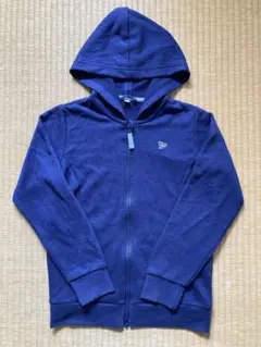 ネイビー フード付きパーカー