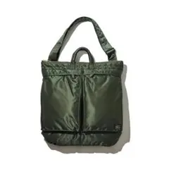 PORTER＿現行TANKER HELMET(L)＿タンカーヘルメットグリーン緑