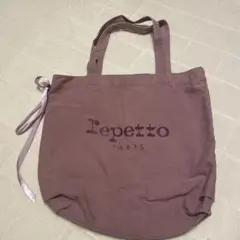 Repetto PARIS トートバッグ ダスティピンクのサムネイル