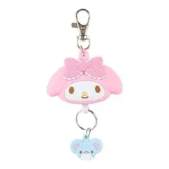 ♡メルカリ便♡ マイメロディ フェイス形 リール キーホルダー マイメロ