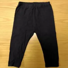 〈サイズ110〉ユニクロ_ブラックレギンス七分丈