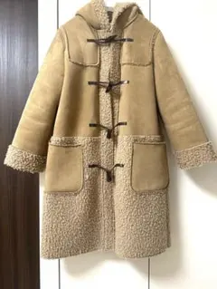 美品⭐️ミラオーウェン　ダッフル　ムートンコート
