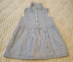 baby GAP ストライプ ラメ入りノースリーブワンピース 90㎝