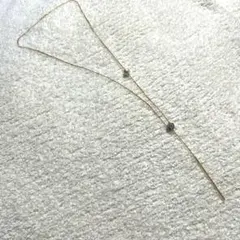 パール＆ストーン Y字ネックレス ゴールドカラーのサムネイル