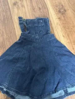 トミーヒルフィガー ジャンパースカート ダークデニム