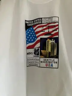 アメリカ 合衆国 ワシントン州 シアトル 連邦政府Tシャツ ヴィンテージ 古着