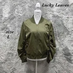 Lucky Leaves ラッキーリーブス (L) ブルゾン フルジップ カーキのサムネイル