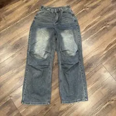 バギーデニム　ストリート　y2k