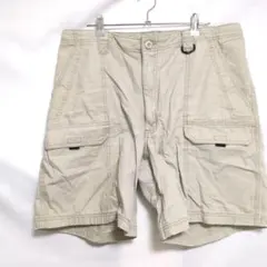 短パン ベージュ ショートパンツ ズボン カーゴ シンプル カジュアル 海外のサムネイル