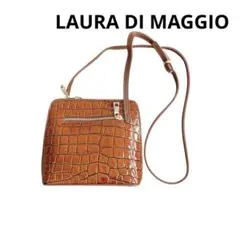 LAURA DI MAGGIO クロコダイル型押し　レザー　ショルダーバッグのサムネイル
