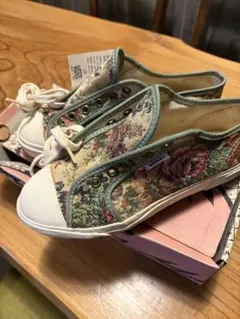 VANS 希少90s スニーカー　オーセンティック　ゴブラン柄　23cm