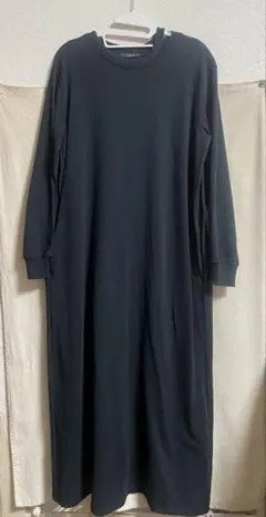 【JOURNAL STANDARD】ブラック ロングワンピース首元デザイン