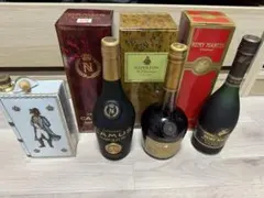 ウイスキー・コニャック 3本セット まとめ売り - メルカリ