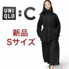 【新品 】UNIQLO:C コットンキュロット ブラック　Sサイズ